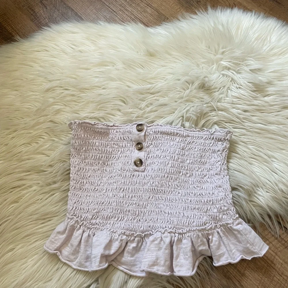 FREE PEOPLE Babe Smocked Tube Top